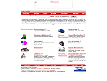 Tablet Screenshot of classifieds.pacificu.edu